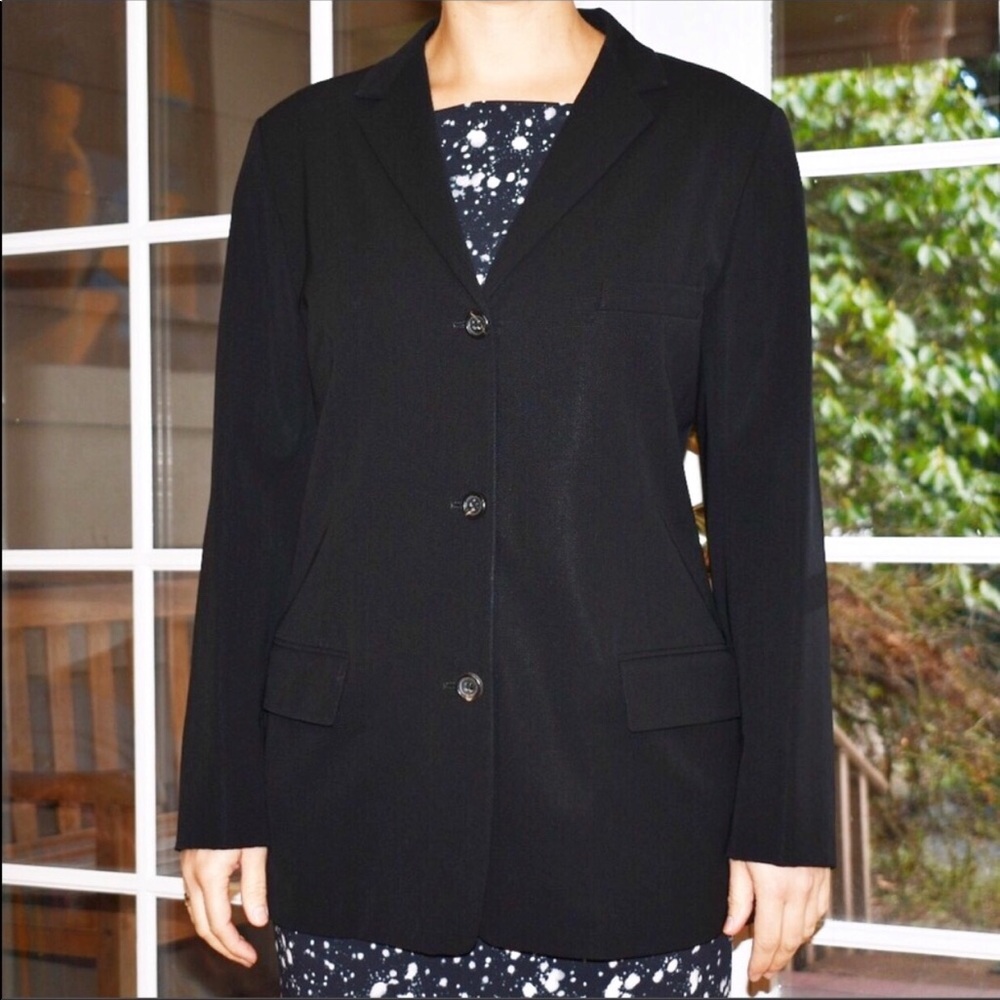 Jil Sander 1990s Black Blazer